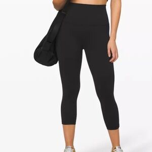 Lululemon Align Crop 23” Velvet Trim Leggings